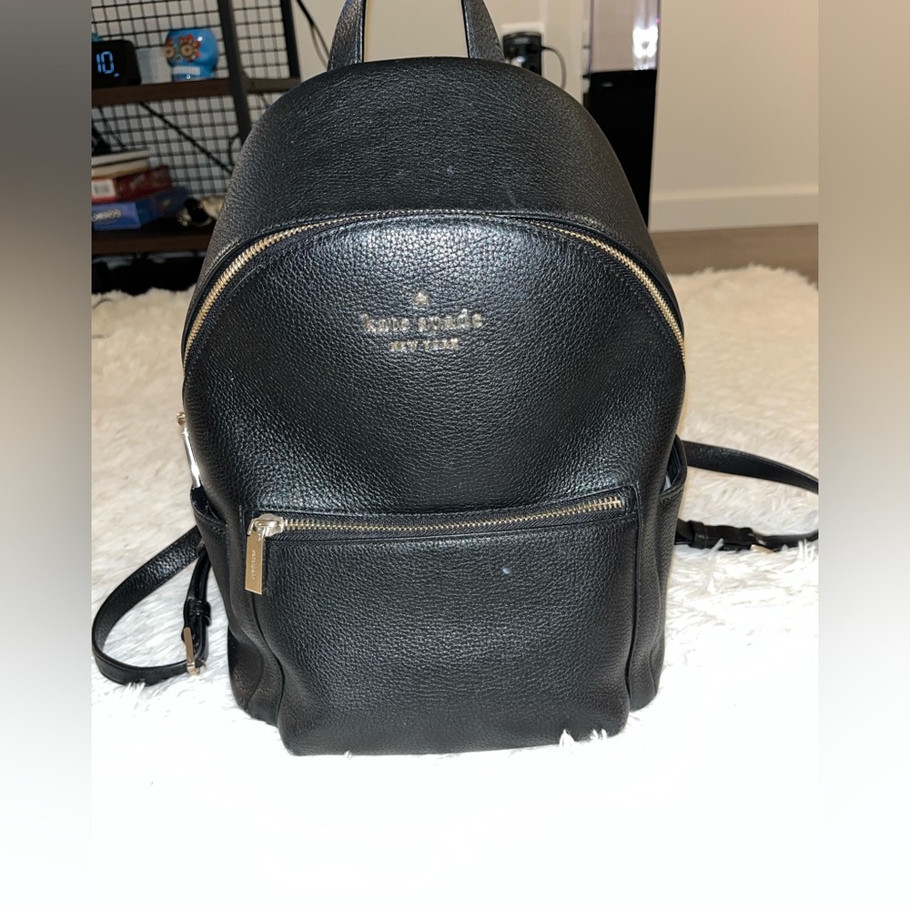 Kate Spade Leila Pebbled Leather Dome Backpack
